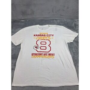 Fanatics Kansas City Chiefs 8 In A Row AFC Championships T-shirt Mens Size 2X